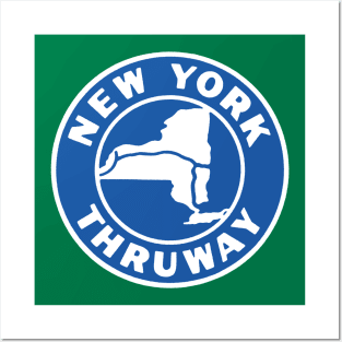 New York State Thruway Vintage 1960 Logo Posters and Art